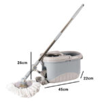 سطل و زمین شو چرخشی پدال دار و بدون پدال لیمون - Image 5