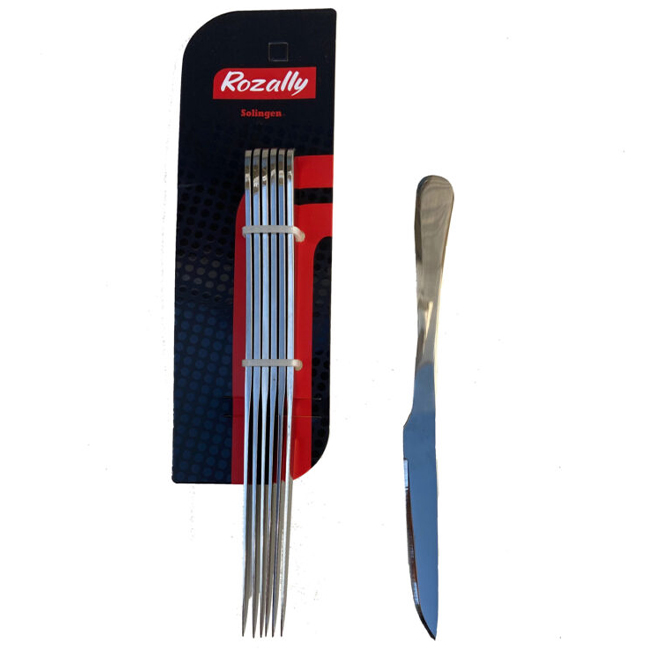 کارد و چنگال میوه خوری استیل رزالی (زولینگن) کارد و چنگال میوه خوری استیل رزالی (زولینگن)