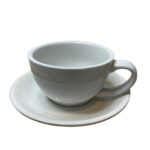 فنجان و نعلبکی رنگی لته خوری سرامیکی - Image 6