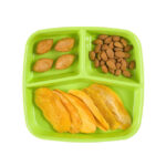 بشقاب پلاستیکی سه خانه لیمون - Image 2