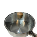 شیرجوش استیل ژاپنی با درب پیرکس - Image 6