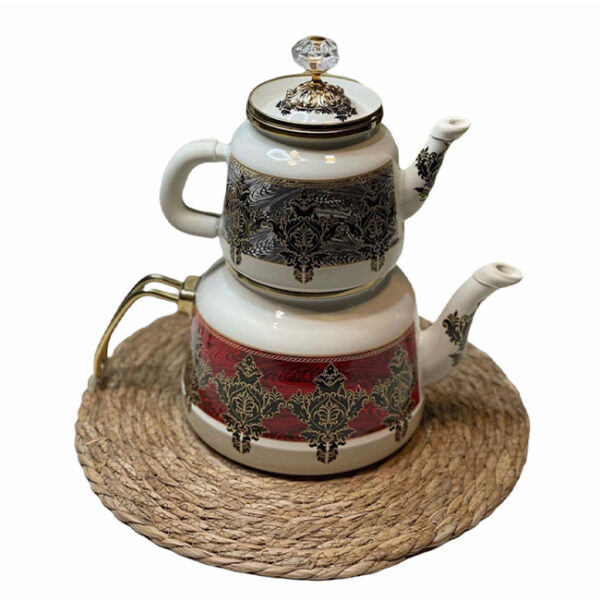 Turkish patterned kettle and teapot code 1239