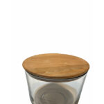 ظروف فریزری و نگهدارنده شیشه ای درب چوبی زیباسازان - Image 3