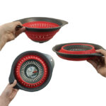 آبکش تاشو سیلیکون هپی لایف Happy Life - Image 3