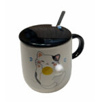 ماگ سرامیکی طرح گربه برجسته - Image 6