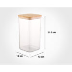 بانکه سارینا چهارگوش درب چوبی بزرگ لیمون - Image 2