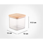 بانکه سارینا چهارگوش درب چوبی کوچک لیمون - Image 3