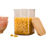 بانکه سارینا چهارگوش درب چوبی متوسط لیمون