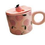 ماگ سرامیکی طرح میوه درب سیلیکون - Image 2