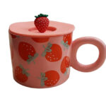 ماگ سرامیکی طرح میوه درب سیلیکون - Image 5