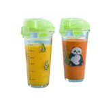 لیوان شیکر چاپدار شیشه ای لیمون - Image 4