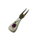 کفگیر و ملاقه و قاشق دسته سرامیکی white pine طرح گل رز قرمز - Image 6