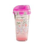 لیوان شیکر چاپدار شیشه ای لیمون - Image 8