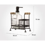 جامایعی شیشه ای استند دار 2126 لیمون - Image 5